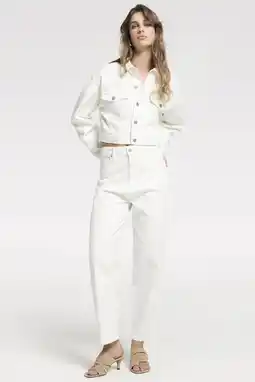 Wehkamp Homage to Denim Bella - Colored Baggy Jeans barrel jeans ecru aanbieding