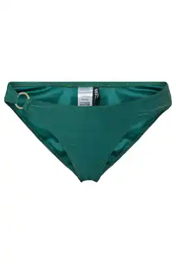 Wehkamp PIECES bikinibroekje PCLAOMI met lurex groen aanbieding