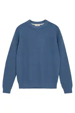 Wehkamp Anerkjendt trui grof gebreid blauw aanbieding