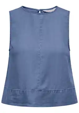 Wehkamp ONLY top medium blue denim aanbieding