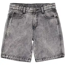 Wehkamp LEVV Little regularwaist denim short grey denim aanbieding