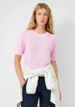 Wehkamp QS top roze fijngebreid aanbieding