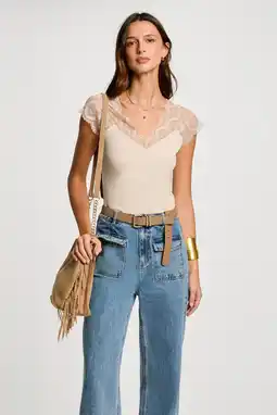 Wehkamp Morgan top beige aanbieding
