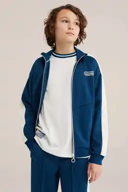 Wehkamp Bad Boys sweatvest donkerblauw aanbieding