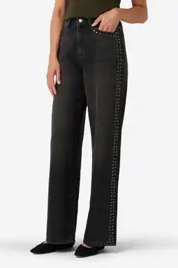 Wehkamp IBANA wide leg jeans grey denim aanbieding