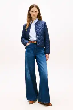 Wehkamp Tommy Hilfiger gewatteerde jas marineblauw aanbieding