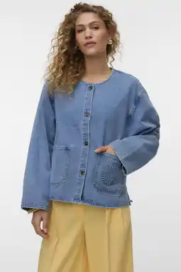 Wehkamp VERO MODA spijkerjas light blue denim aanbieding