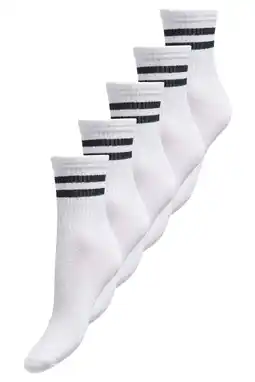 Wehkamp ONLY PLAY sportsokken - wit (set van 5) aanbieding