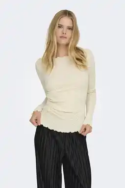 Wehkamp ONLY top ecru aanbieding