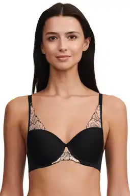 Wehkamp Chantelle Pulp voorgevormde beugelbh Tattoo Love zwart/beige aanbieding