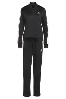 Wehkamp adidas Sportswear trainingspak zwart/roze aanbieding