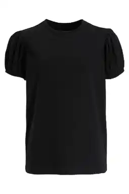 Wehkamp Anytime T-shirt met pofmouwen zwart aanbieding