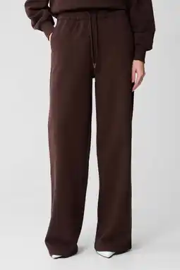 Wehkamp Shoeby wide leg highwaist sweatpants bruin aanbieding