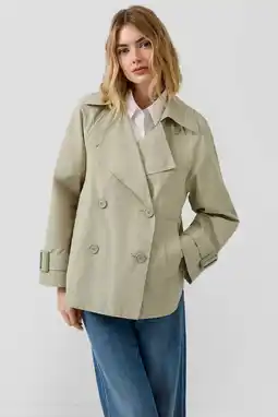 Wehkamp s.Oliver trenchcoat groen aanbieding