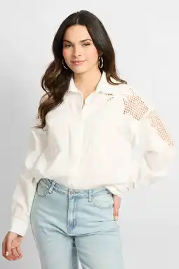 Wehkamp CS the Label blouse ecru aanbieding
