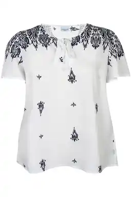 Wehkamp Zhenzi top wit aanbieding