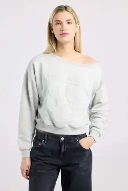 Wehkamp America Today sweater lichtgrijs aanbieding