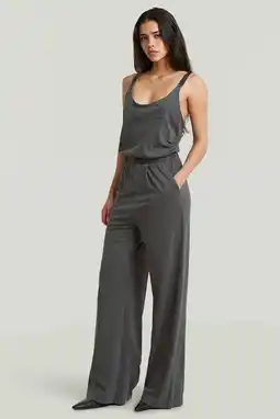 Wehkamp G-STAR jumpsuit grijs aanbieding