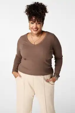 Wehkamp MS Mode top taupe aanbieding