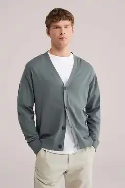 Wehkamp WE Fashion vest fijn gebreid groen aanbieding