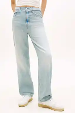Wehkamp Tommy Jeans straight leg jeans light blue denim aanbieding