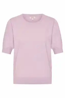 Wehkamp Expresso pullover lila gebreid aanbieding