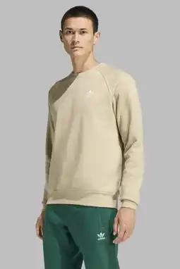 Wehkamp adidas Originals fleece sweater beige aanbieding