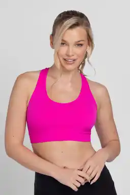 Wehkamp Dorina level 1 seamless sportbh Ninni roze aanbieding