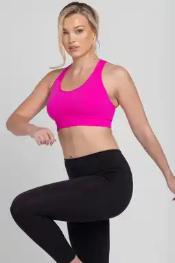 Wehkamp Dorina level 1 seamless sportbh Ninni roze aanbieding