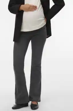 Wehkamp VERO MODA MATERNITY zwangerschaps flared jeans grey denim aanbieding