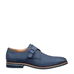 Wehkamp Van Lier nubuck gespschoenen blauw aanbieding