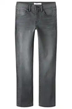 Wehkamp NAME IT KIDS slim fit jeans medium grey denim aanbieding