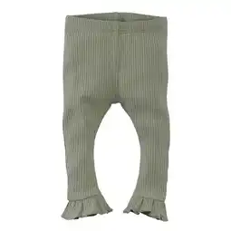Wehkamp Z8 newborn legging Liora groen aanbieding