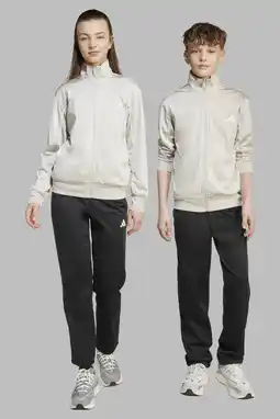 Wehkamp adidas Sportswear trainingspak ecru/zwart aanbieding