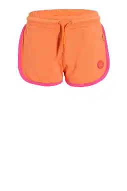 Wehkamp Orange Stars sweatshort oranje/roze aanbieding