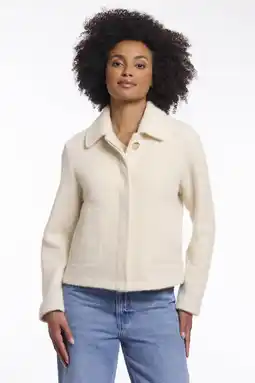Wehkamp Rino & Pelle cropped blazer ecru aanbieding