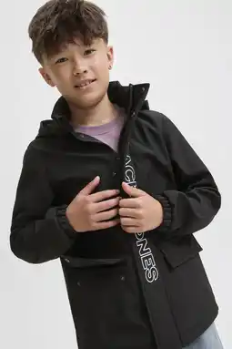 Wehkamp JACK & JONES JUNIOR softshell jas zwart aanbieding