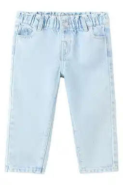 Wehkamp Mango Kids barrel jeans light blue denim aanbieding
