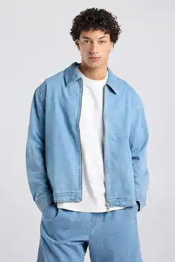 Wehkamp America Today spijkerjas met linnen blauw aanbieding