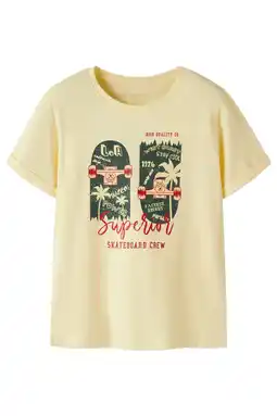 Wehkamp NAME IT KIDS T-shirt lichtgeel aanbieding