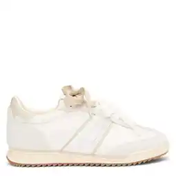 Wehkamp Tommy Jeans leren sneakers ecru/beige aanbieding