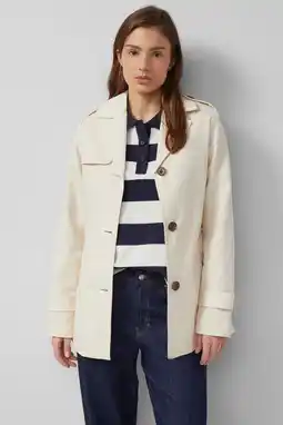 Wehkamp s.Oliver katoenen trenchcoat ecru aanbieding