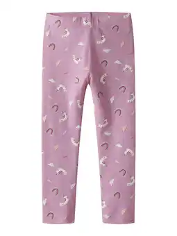 Wehkamp NAME IT MINI regular legging roze aanbieding