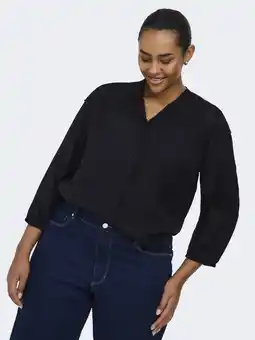 Wehkamp ONLY CARMAKOMA top zwart aanbieding