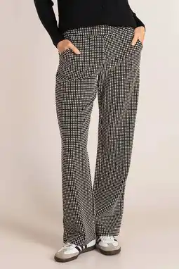 Wehkamp Ivy Beau straight broek zwart aanbieding