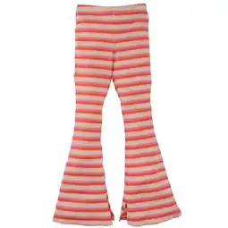 Wehkamp Z8 kids flared broek Lauren oranje/lichtgeel/koraal aanbieding
