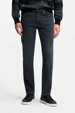 Wehkamp BOSS RE.MAINE BO regular regular fit jeans Dark Blue aanbieding