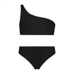 Wehkamp Vingino one shoulder bikini zwart aanbieding
