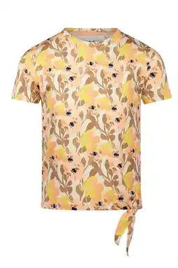 Wehkamp Koko Noko gebloemde T-shirt geel aanbieding