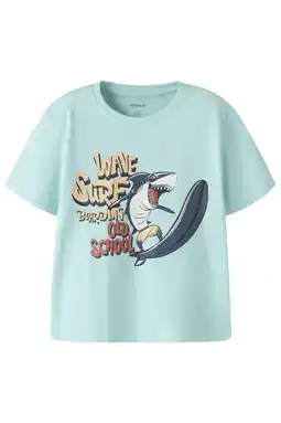 Wehkamp NAME IT MINI T-shirt lichtblauw aanbieding